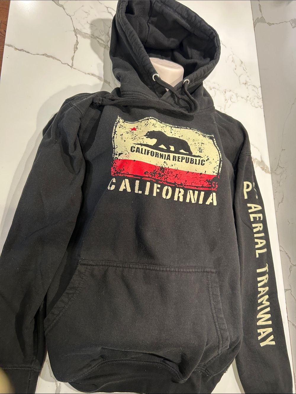 Black California Graphic Hoodie Sweatshirt